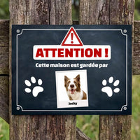 Attention ! - Bleu foncé