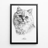 katzenportrait-rahmen-schwarz