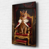 Hundeportrait im Renaissance-Stil nach Foto - Acrylglas