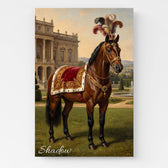 Hundeportrait im Renaissance-Stil nach Foto - Leinwand